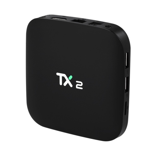 

TX2 Smart Android TV Box Android 6.0 Rockchip RK3229 Quad Core UHD 4K VP9 H.265 Mini PC 2GB / 16GB DLNA WiFi LAN HD Media Player US Plug