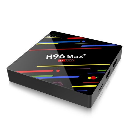 

H96 Max+ Android 8.1 Smart TV Box RK3328 Quad Core 64 Bit KODI 18.0 UHD 4K Set Top Box VP9 H.265 4GB / 32GB 2.4G / 5G WiFi LAN BT4.0 HD Media Player