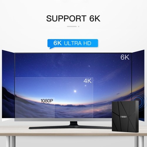 T95H Android 10.0 Smart TV Box Allwinner H616 Quad-core 64 Bit 1+8GB 6K Media Player LCD Display
T95H Android 10.0 Smart TV Box Allwinner H616 Quad-core 64 Bit 1+8GB 6K Media Player LCD Display