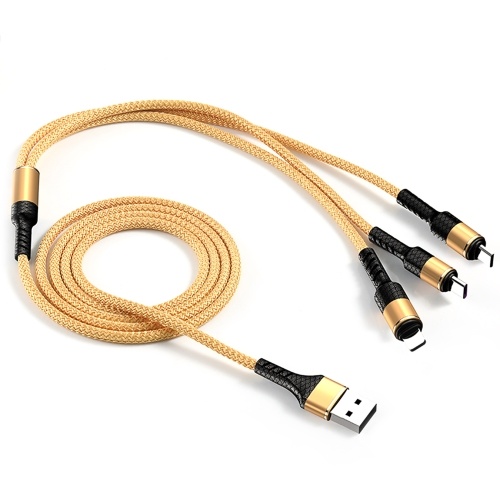 3-IN-1 USB Charging Cable Multi Charger Line Type C Micro USB Connector Replacement for iPhone iPad Samsung Huawei Xiaomi Charging Cable
3-IN-1 USB Charging Cable Multi Charger Line Type C Micro USB Connector Replacement for iPhone iPad Samsung Huawei Xiaomi Charging Cable