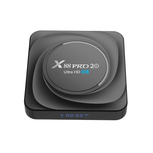 

X88 PRO 20 Android 11.0 Smart TV Box RK3566 Quad-core H.265 VP9 8K Decoding UHD 4K Media Player 4GB+32GB