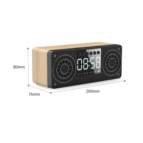 A10 Portable Bluetooth 5.0 Speaker Alarm Clock Radio Wireless Speakers Support TF Card U Disk AUX IN FM Radio for Smart Phone Tablet PC
A10 Portable Bluetooth 5.0 Speaker Alarm Clock Radio Wireless Speakers Support TF Card U Disk AUX IN FM Radio for Smart Phone Tablet PC