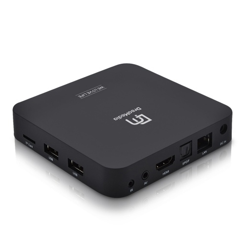 M1 Android 8.0 TV Box S905X Cortex-A53 Quad Core 64 Bit 2GB RAM/8GB ROM 2.4G WiFi 4K H.265 VP9 Decoding Miracast HD Media Player
M1 Android 8.0 TV Box S905X Cortex-A53 Quad Core 64 Bit 2GB RAM/8GB ROM 2.4G WiFi 4K H.265 VP9 Decoding Miracast HD Media Player