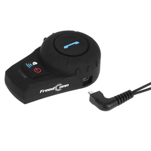 Freedconn Motorcycle Helmet Bluetooth Intercom Wireless Interphone Headsets 500M Intercom Distance FM Radio Hands-free with Mic US Freedconn Motorcycle Helmet Bluetooth Intercom Wireless Interphone Headsets 500M Intercom Distance FM Radio Hands-free with Mic US