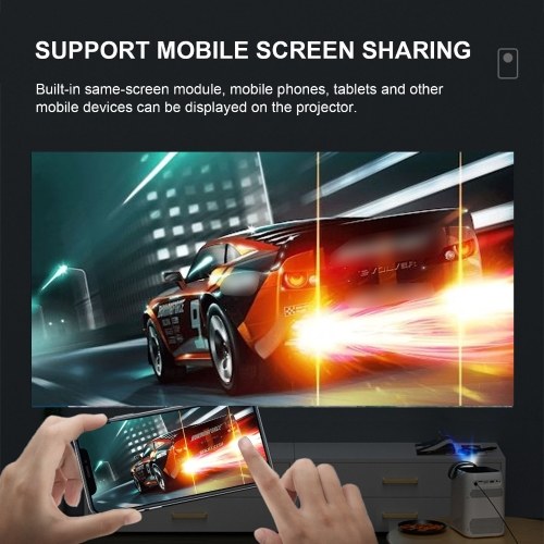 CP800A 1080P Portable Projector 50-180in Screen Size with TF/HD/AUX/USB Interfaces 30000H Lifespan 8000 Lumens Built-in Speaker Phone Projector for Home Theater Cartoon Movies with Remote Control
CP800A 1080P Portable Projector 50-180in Screen Size with TF/HD/AUX/USB Interfaces 30000H Lifespan 8000 Lumens Built-in Speaker Phone Projector for Home Theater Cartoon Movies with Remote Control