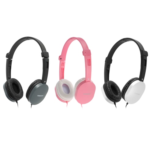 CLAMSHINE GS-J1 3.5mm Wired Headphone Over-ear Headset Hands-free with Mic for Smart Phones Computers White CLAMSHINE GS-J1 3.5mm Wired Headphone Over-ear Headset Hands-free with Mic for Smart Phones Computers White