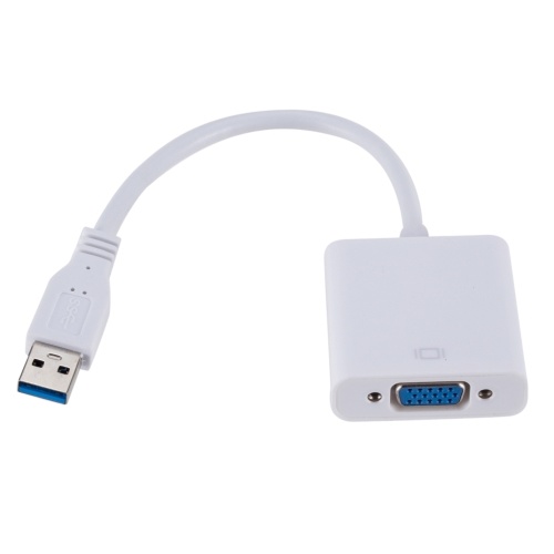 

Адаптер USB3.0-VGA USB-адаптер VGA для внешней видеокарты Преобразователь VGA для настольного портативного ПК для монитора проектора