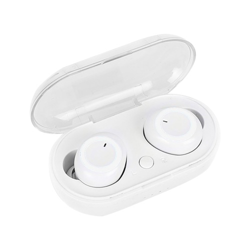 

True Wirelessly Stereo BT Earphone Intelligent Noise Reduction High Clear Sound Quality Headset Waterproof Sweatproof Mini Sports Headphones with 450mAh Charging-Box