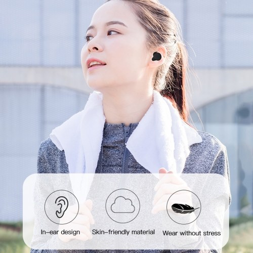 BT5.0 Earbuds True Wireless Headphones BT Earphone Wireless Headset Noise Isolation Earbuds Fast Pairing In-ear Sports Headset with Mic Charging Box Touch Control
BT5.0 Earbuds True Wireless Headphones BT Earphone Wireless Headset Noise Isolation Earbuds Fast Pairing In-ear Sports Headset with Mic Charging Box Touch Control