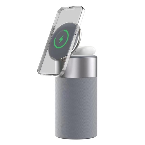 Wireless Charging BT Speaker with Night Light Multifunctional Wireless Charger LED Night Lamp Phone Stand for Smartphone Headphone Case Charging
Wireless Charging BT Speaker with Night Light Multifunctional Wireless Charger LED Night Lamp Phone Stand for Smartphone Headphone Case Charging
