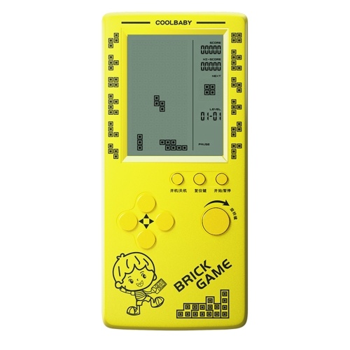 RS-100 Tetris Game Console Classic Block Game Puzzle Games Player Handheld Game Machine Brick Games
RS-100 Tetris Game Console Classic Block Game Puzzle Games Player Handheld Game Machine Brick Games