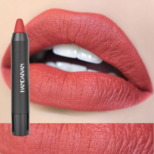 Fashion Lipstick Sexy Long Lasting Makeup Lip Tint Waterproof Pigment Velvet Brown Colorful Nude Matte Lipsticks Pencil Fashion Lipstick Sexy Long Lasting Makeup Lip Tint Waterproof Pigment Velvet Brown Colorful Nude Matte Lipsticks Pencil