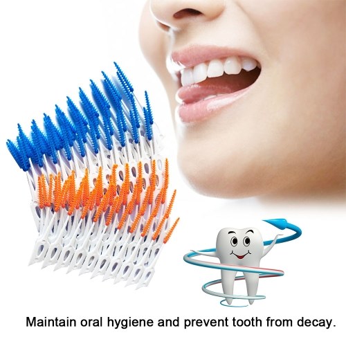 80Pcs/Box Dental Floss Interdental Brush Teeth Stick Toothpick Soft Silicone Tooth Picks Oral Cleaning Care
80Pcs/Box Dental Floss Interdental Brush Teeth Stick Toothpick Soft Silicone Tooth Picks Oral Cleaning Care