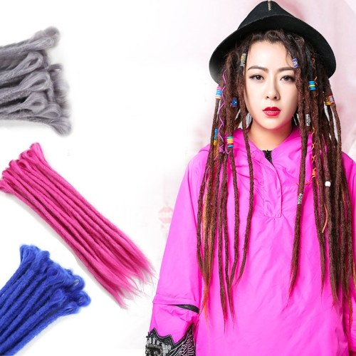 1 Pack 10 PCS Handmade Dreadlocks Extensions Fashion Reggae Crochet Hip-Hop Synthetic Dreads Crochet Braiding Hair BD
1 Pack 10 PCS Handmade Dreadlocks Extensions Fashion Reggae Crochet Hip-Hop Synthetic Dreads Crochet Braiding Hair BD