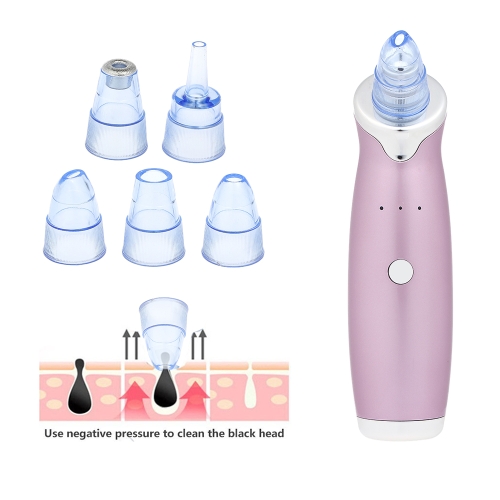 Portable Blackhead Removal Machine Facial Pore Cleanser Blackhead Acne Removal Comedo Suction Extraction Machine Rechargeable Skin Cleaning Tool
Portable Blackhead Removal Machine Facial Pore Cleanser Blackhead Acne Removal Comedo Suction Extraction Machine Rechargeable Skin Cleaning Tool