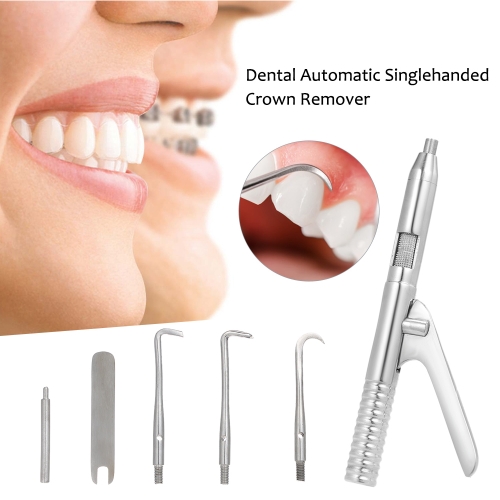 Dental Automatic Singlehanded Crown Remover Set Stainless Steel Dental Surgical Instrument Tools 
Dental Automatic Singlehanded Crown Remover Set Stainless Steel Dental Surgical Instrument Tools