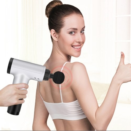 Muscle Massage Fascia Gun Non-slip Handle 6 Levels Rechargeable Battery Low Noise with 4 Replaceable Massage Heads
Muscle Massage Fascia Gun Non-slip Handle 6 Levels Rechargeable Battery Low Noise with 4 Replaceable Massage Heads