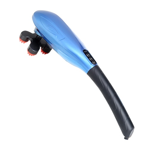 

Handheld Electric Multi-function Body Meridian Muscle Relaxation Massager USB Charge 6 Speeds 5 Vibration Modes 6 Massage Heads