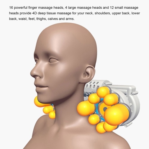 Neck Massager Shiatsu Shoulder Back Massager with Heat 4D Electric Massage Pillow with 16 Heads 3 Modes for Back Cervical Shoulder Foot Body Muscle Pain Relief Birthday Gifts for Women/Men
Neck Massager Shiatsu Shoulder Back Massager with Heat 4D Electric Massage Pillow with 16 Heads 3 Modes for Back Cervical Shoulder Foot Body Muscle Pain Relief Birthday Gifts for Women/Men