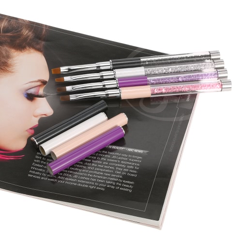 1pc Nail Art Brush Nylon DIY Nail Pen Flat Nail Painting Brush Salon Decoration Pen for UV Gel Nail Tool Purple
1pc Nail Art Brush Nylon DIY Nail Pen Flat Nail Painting Brush Salon Decoration Pen for UV Gel Nail Tool Purple