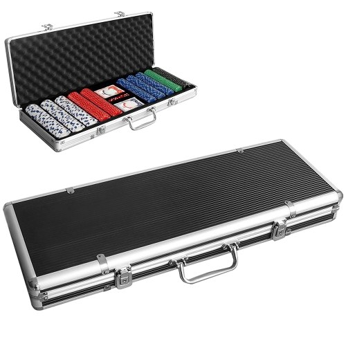 500 Piece Capacity Chip Case Aluminum Tool Case Water Resistant Tool Box Vehicle Kit Box Handle Box Storage Case Outdoor Tool Container
500 Piece Capacity Chip Case Aluminum Tool Case Water Resistant Tool Box Vehicle Kit Box Handle Box Storage Case Outdoor Tool Container