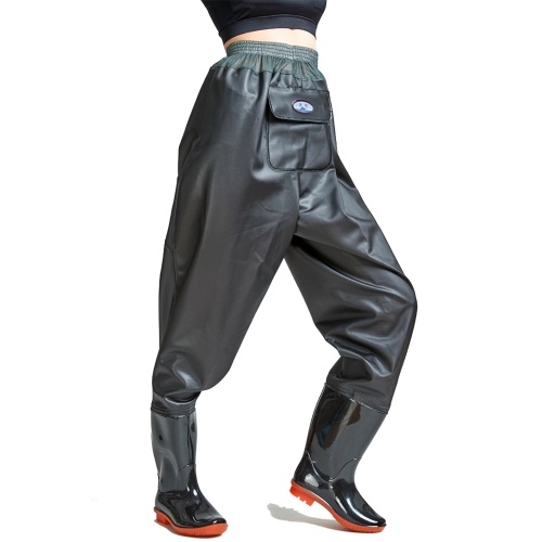 Fishing Wader Pant Waterproof Wader with Boots Waist Wading Pants with Pocket PVC Fishing Pants for Watersports
Fishing Wader Pant Waterproof Wader with Boots Waist Wading Pants with Pocket PVC Fishing Pants for Watersports