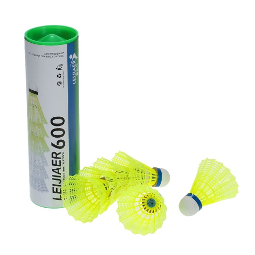 6PCS Professional Badminton Ball Yellow Feather Nylon Shuttlecocks Birdies Indoor Outdoor Sports Practice Training Badminton
6PCS Professional Badminton Ball Yellow Feather Nylon Shuttlecocks Birdies Indoor Outdoor Sports Practice Training Badminton