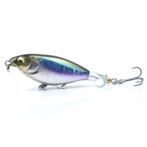 3.0in / 0.2oz Topwater Soft Rotating Fishing Lure Bionic Hard Bait with Treble Hook Lifelike Artificial Lure Floating Crankbait for Bass Pike Saltwater Freshwater
3.0in / 0.2oz Topwater Soft Rotating Fishing Lure Bionic Hard Bait with Treble Hook Lifelike Artificial Lure Floating Crankbait for Bass Pike Saltwater Freshwater