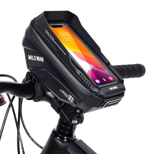 Touch Screen Bike Handlebar Bag Waterproof Front Frame Top Tube Bicycle Pouch Large Capacity Cycling Front Storage Bag for 6.7in Large Screen
Touch Screen Bike Handlebar Bag Waterproof Front Frame Top Tube Bicycle Pouch Large Capacity Cycling Front Storage Bag for 6.7in Large Screen