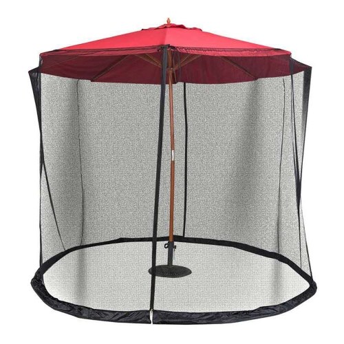 11ft Umbrella Screen Adjustable Umbrella Mesh Netting with Double Zippered Doors for Outdoor Patio Garden
11ft Umbrella Screen Adjustable Umbrella Mesh Netting with Double Zippered Doors for Outdoor Patio Garden