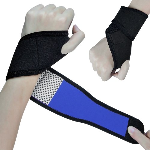 

1 pc Wrist Support Brace Heating Wrist Stabilizer Adjustable Wrist Bandages Protector Left and Right Hand Wrist Wraps for Fitness Office Pain Relief