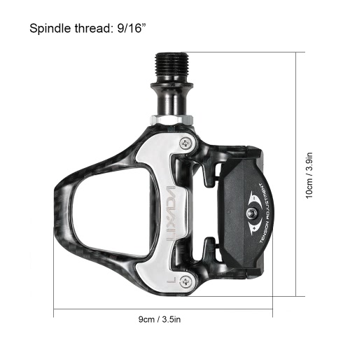 Lixada Road Bike Pedals SPD-SL Single-sided Clipless Bicycle 6 Degree Float Pedals Biking Cycling Pedal Clip-in Pedals Lixada Road Bike Pedals SPD-SL Single-sided Clipless Bicycle 6 Degree Float Pedals Biking Cycling Pedal Clip-in Pedals
