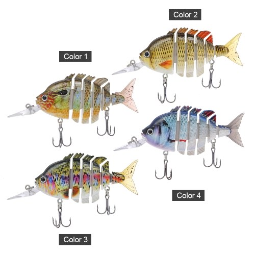 Lixada 10cm 15g 6 Segment Fishing Lure Multi Jointed Hard Bait Floating Lure Fishing Accessories
Lixada 10cm 15g 6 Segment Fishing Lure Multi Jointed Hard Bait Floating Lure Fishing Accessories