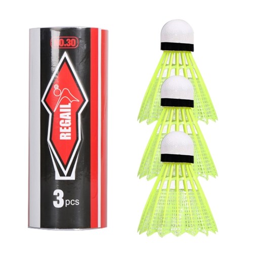 3pcs Shuttlecocks Durable Plastic Badminton Shuttlecocks Indoor Outdoor Sports Badminton Balls Windproof Shuttlecock
3pcs Shuttlecocks Durable Plastic Badminton Shuttlecocks Indoor Outdoor Sports Badminton Balls Windproof Shuttlecock