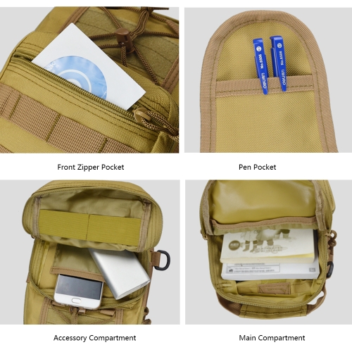 Outdoor Sports Cycling Bag Waterproof Chest Waist Strap Bag Camouflage Tactics Shoulder Pouch Backpack Outdoor Sports Cycling Bag Waterproof Chest Waist Strap Bag Camouflage Tactics Shoulder Pouch Backpack