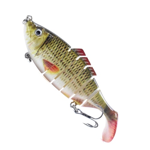 3.9 in / 0.6 oz Fishing Lures for Bass Trout 6-segment Hard Body Lures with Treble Hook Life-Like Swimbait Multi-jointed Fishing Bait 3D Eyes Artificial Baits Crankbait
3.9 in / 0.6 oz Fishing Lures for Bass Trout 6-segment Hard Body Lures with Treble Hook Life-Like Swimbait Multi-jointed Fishing Bait 3D Eyes Artificial Baits Crankbait