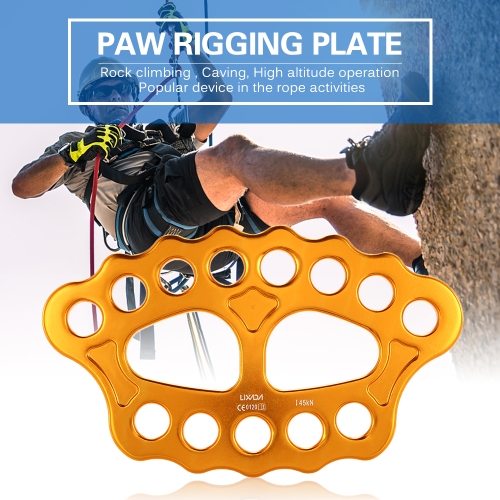 Lixida Outdoor 8 Holes Paw Rigging Plate 45KN Rescue Rock Climbing Mountaineering Equipment Multi Anchor Point Connector Gear
Lixida Outdoor 8 Holes Paw Rigging Plate 45KN Rescue Rock Climbing Mountaineering Equipment Multi Anchor Point Connector Gear