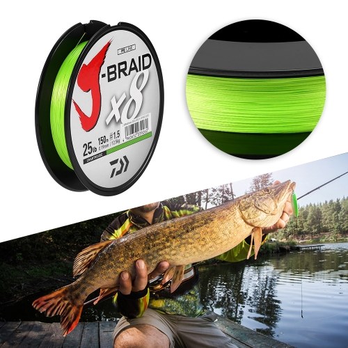DAIWA J-BRAID 150M / 164Yds 8 Strands PE Плетеный рыболовный снайпер Супер прочная линия рыбной линии Проволока для рыбалки 10-60 фунтов
DAIWA J-BRAID 150M / 164Yds 8 Strands PE Плетеный рыболовный снайпер Супер прочная линия рыбной линии Проволока для рыбалки 10-60 фунтов