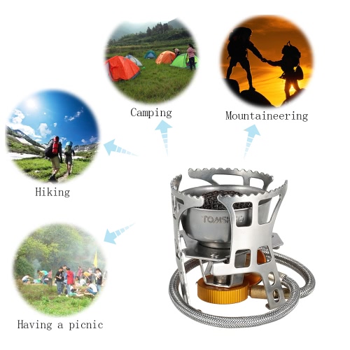 TOMSHOO Backpacking Canister Stove Burners Camping Outdoor Cooking Foldable Hiking Supply Butane Canister Compatible
TOMSHOO Backpacking Canister Stove Burners Camping Outdoor Cooking Foldable Hiking Supply Butane Canister Compatible