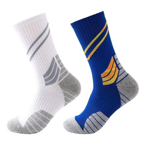 Men Cycling Socks Striped Elastic Breathable Anti-Slip Towel Bottom Running Basketball Sports Stockings Two Pairs
Men Cycling Socks Striped Elastic Breathable Anti-Slip Towel Bottom Running Basketball Sports Stockings Two Pairs
