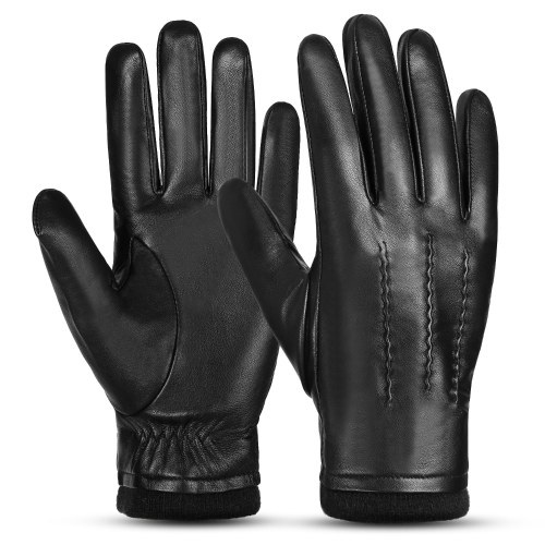 Men Sheepskin Leather Gloves Outdoor Sport Warm Wool Lined Vintage Daily Dress Driving Gloves 
Men Sheepskin Leather Gloves Outdoor Sport Warm Wool Lined Vintage Daily Dress Driving Gloves