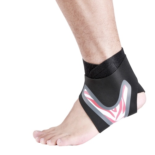 

One Pair Unisex Ankle Support Brace Foot Bandage Sprain Prevention Stretchable Adjustable Sports Fitness Foot Protection Ankle Guard