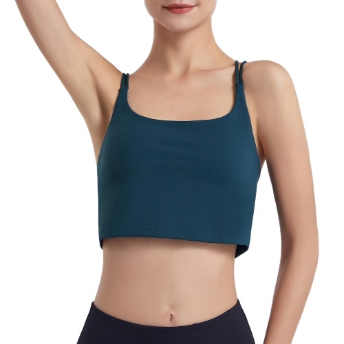 Women Sport Bra Double-Layer Crossed Spaghetti Wireless Padded Running Gym Yoga Dance Sport Cami Tank Top
Women Sport Bra Double-Layer Crossed Spaghetti Wireless Padded Running Gym Yoga Dance Sport Cami Tank Top