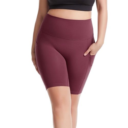 Women Yoga Pants with Pockets High Waist Sporty Leggings Tights Fitness Workout Running Cycling Skinny Bodycon Half Pants Shorts for Gym Home Streets
Women Yoga Pants with Pockets High Waist Sporty Leggings Tights Fitness Workout Running Cycling Skinny Bodycon Half Pants Shorts for Gym Home Streets