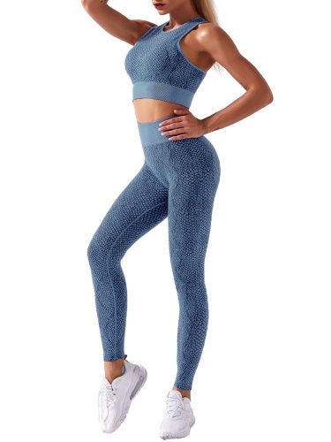Women Yoga Suit Snake Pattern Quick Dry Seamless High Waist Legging with Stretch Sports Bra Workout Sportswear
Women Yoga Suit Snake Pattern Quick Dry Seamless High Waist Legging with Stretch Sports Bra Workout Sportswear