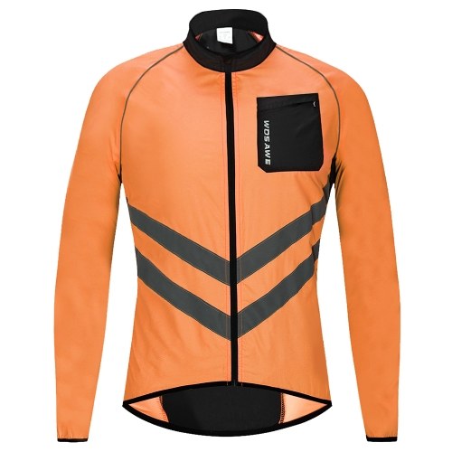 Men Cycling Jacket Windproof Reflective Long Sleeve Biking Jersey Bike Jacket for Riding Running Jogging
Men Cycling Jacket Windproof Reflective Long Sleeve Biking Jersey Bike Jacket for Riding Running Jogging