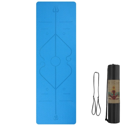 72.1×24.0in Yoga Mat with Alignment Lines Thicken Sports Mat Anti-slip Exercise Mat for Fitness Workouts with Carrying Strap and Storage Bag
72.1×24.0in Yoga Mat with Alignment Lines Thicken Sports Mat Anti-slip Exercise Mat for Fitness Workouts with Carrying Strap and Storage Bag