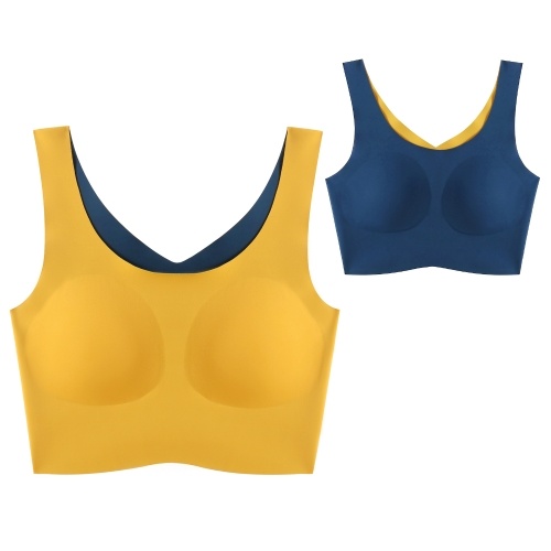 Women Yoga Bra Reversible Seamless Padded Soft Workout Pilates Sports Bras Tank Tops
Women Yoga Bra Reversible Seamless Padded Soft Workout Pilates Sports Bras Tank Tops
