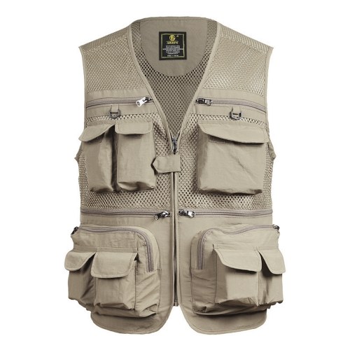Fishing Vest Breathable Fishing Travel Mesh Vest with Zipper Pockets Summer Work Vest for Outdoor Activities
Fishing Vest Breathable Fishing Travel Mesh Vest with Zipper Pockets Summer Work Vest for Outdoor Activities