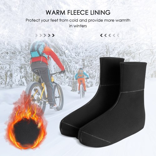 Waterproof Bicycle Shoe Covers with Fleece Lining Thermal Cycling Road Bike Shoes Cover MTB Mountain Bike Overshoes Protector 
Waterproof Bicycle Shoe Covers with Fleece Lining Thermal Cycling Road Bike Shoes Cover MTB Mountain Bike Overshoes Protector